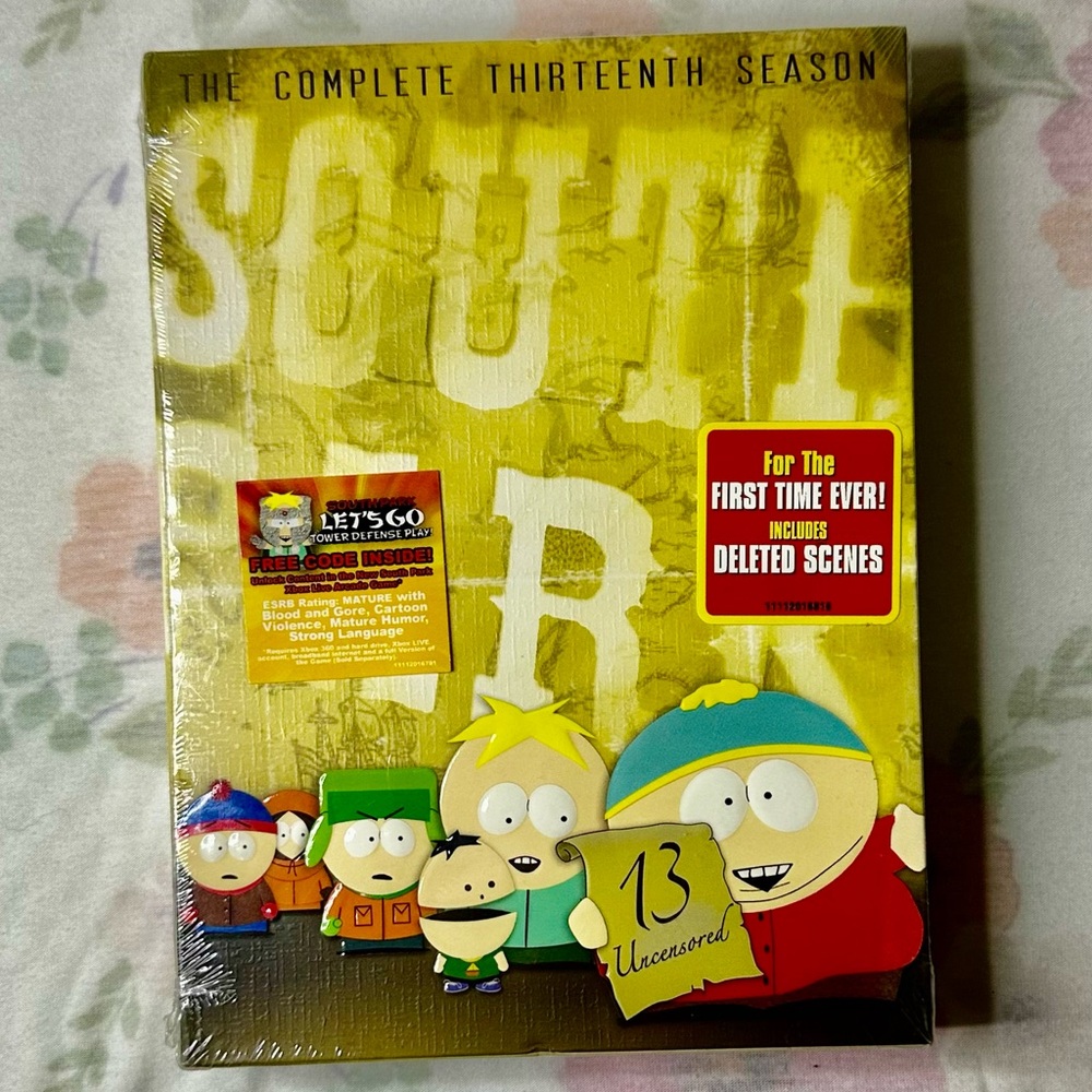 South Park Complete Thirteenth Season 13 DVD Box w/ Deleted Scenes 1st Print New
